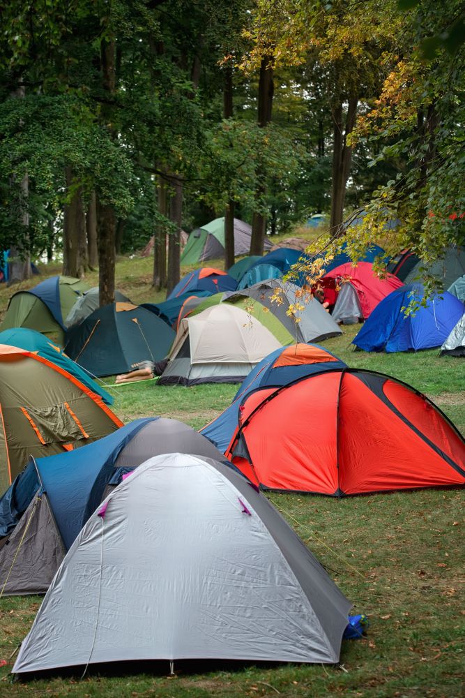 Hij heeft in een tent gewoond