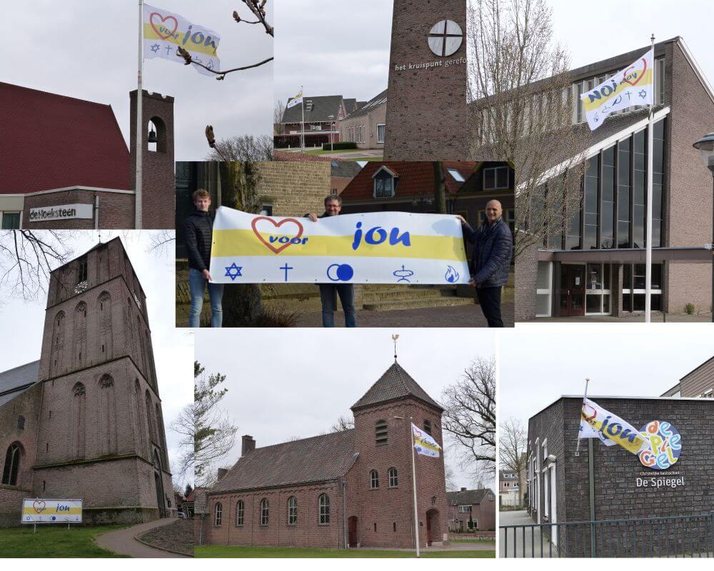 De vlag uit in Dalfsen